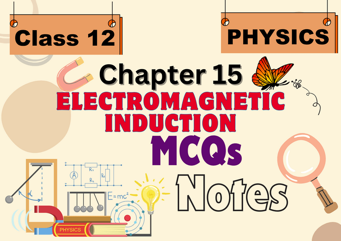 Class 12 Physics Chapter 15 MCQs Notes Electromagnetic Induction