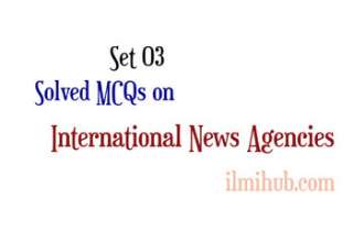  International News Agencies Quiz