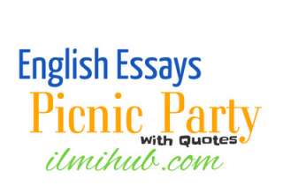 Essay on Picnic with Quotes, Picnic Essay with Quotations, Picnic Essay