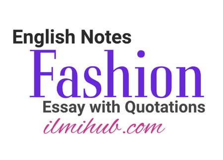 fashion essay quotations