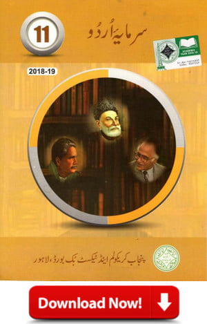 11th Class Urdu Book PDF, Class 11 Urdu Textbook PDF, First Year Urdu Book Download PDF