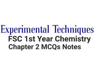 1st year chemistry chapter 2 MCQs, 11th Class chemistry chapter 2 notes PDF