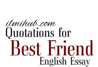 My Best Friend Essay Quotations, Quotations for Essay on my Best Friend,