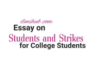 Students and Strikes Essay, Essay on Students and Strikes, college essays