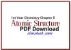 atomic structure long questions, 1st Year Chemistry Chapter 5 Long Questions notes