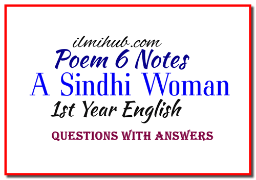 a-sindhi-woman-poem-question-answers-11th-english