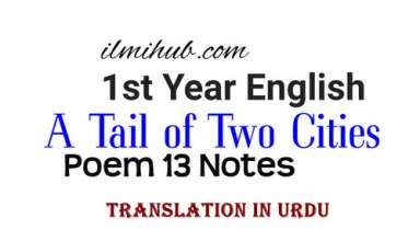 A Tail of two cities Poem Urdu Translation