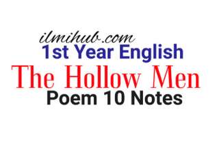 The Hollow Men Poem Notes PDF