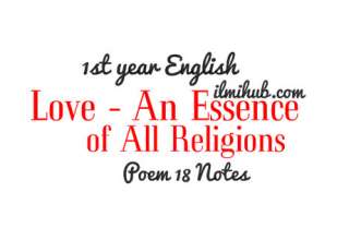 Love - An Essence of All Religions