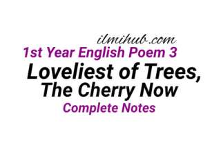 Loveliest of Trees The Cherry Now Poem