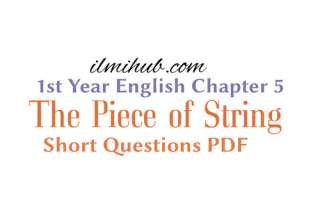 The Piece of String Short Questions PDF