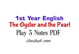 Oyster and the Pearl Play Notes PDF