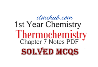 1st Year Chemistry Chapter 7 MCQs