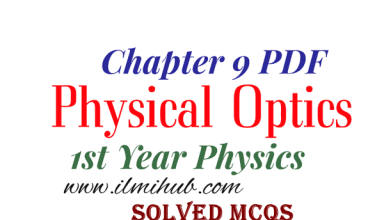 FSC 1st Year Physics Chapter 9 Solved MCQs Notes PDF