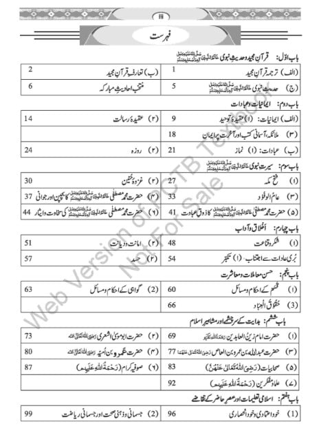 Class 9 Islamiat Book SNC PDF - Islamic Studies Book