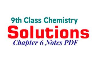 9th class chemistry chapter 6 exercise note, class 9 chemistry chapter 6 exercise note
