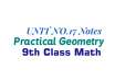 9th Class Math Unit 17 Notes, Class 9 Math Unit 17 Notes