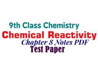 9th class chemistry chapter 8 test paper class 9 chemistry chapter 8 test paper