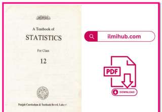 12th Class Statistics Book, 2nd year statistics Book, Statistics Book class 12,