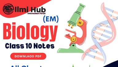 10th Class Biology Notes English Medium