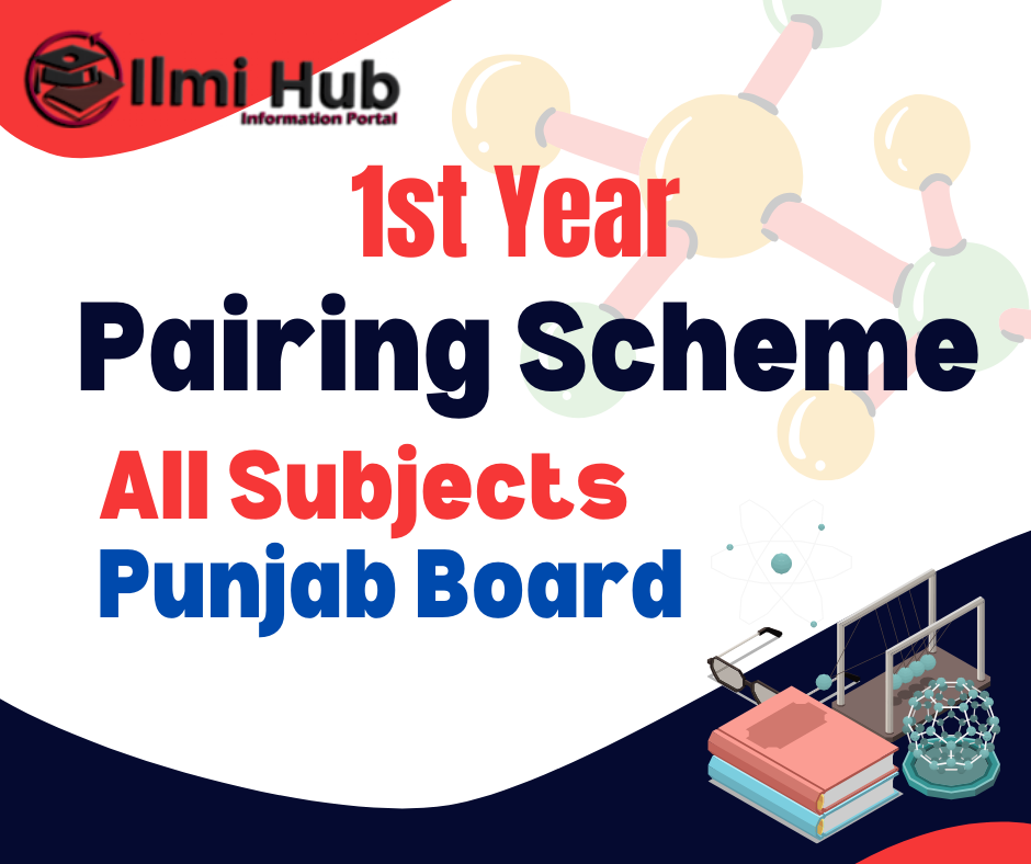 1st Year Pairing Scheme 2024 of All Subjects for Punjab Boards