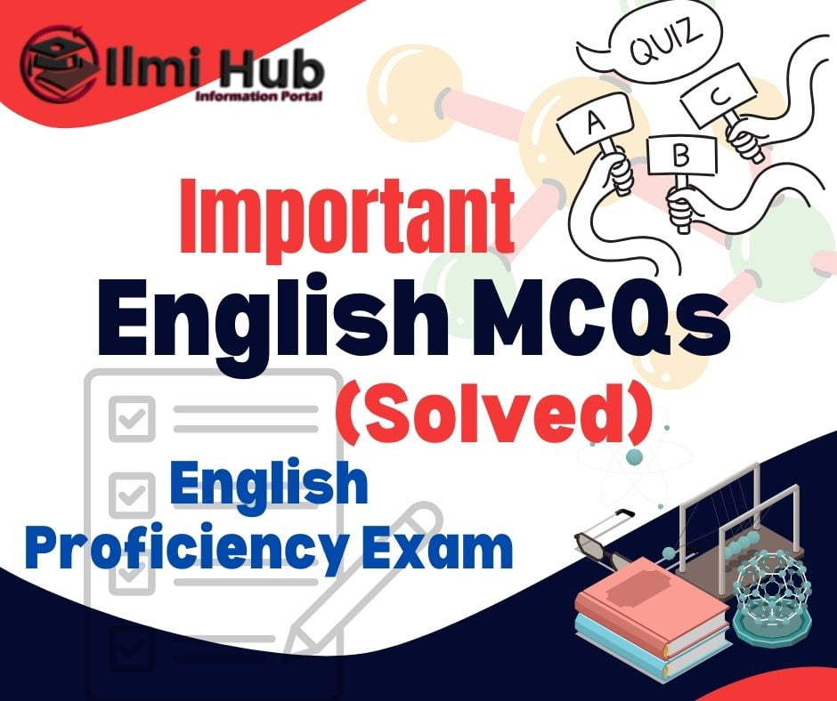 Top 20 Important English MCQs For Competetive Exams Ilmi Hub